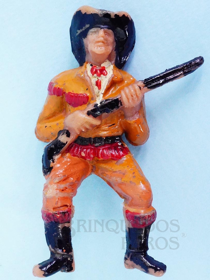 Brinquedos Antigos - Casablanca e Gulliver - Figura de Bufalo Bill Casablanca numerado 125 Década de 1960